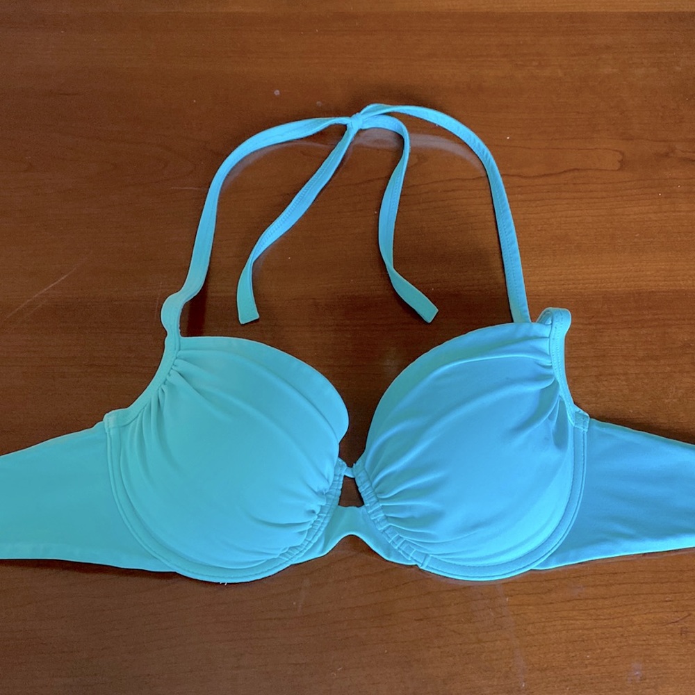 Victoria’s Secret aqua blue bikini top